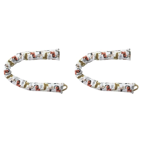 2x Cats Cotton Sand 90cm Door Weighted Wind Draught Stopper Home Room Decor