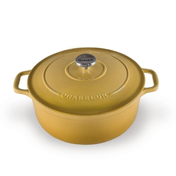 Chasseur Round French Oven 24cm 4L - Mustard