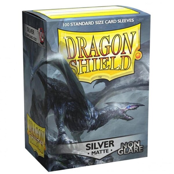 Dragon Shield Caelum Matte Silver Sleeves 100 Pack