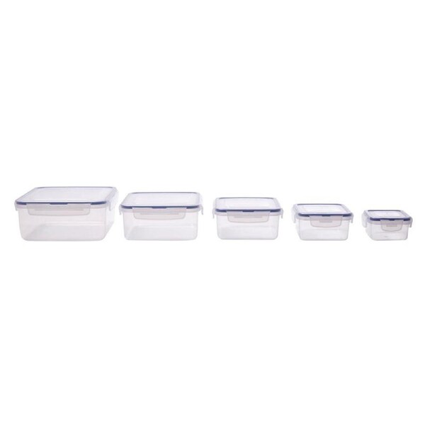 Locknlock Classic 5 Piece Square Container Set