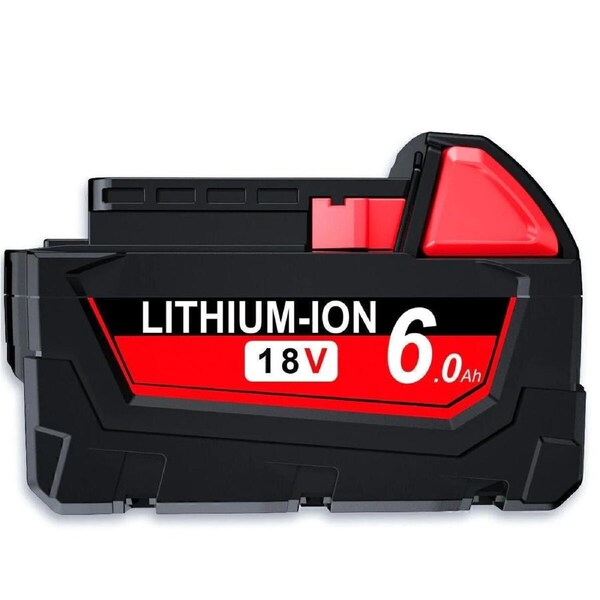 2x Compatible 18V 6.0Ah Lithium XC Battery For Milwaukee M18 48-11-1840 48-11-1860 Extended