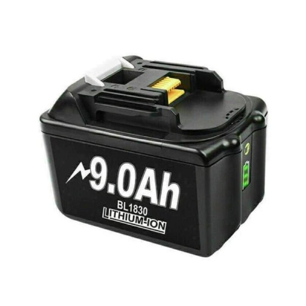 Makita Compatible 18v 9ah Battery - BL1830B BL1840B BL1850B BL1860B Li-Ion 9000mAh