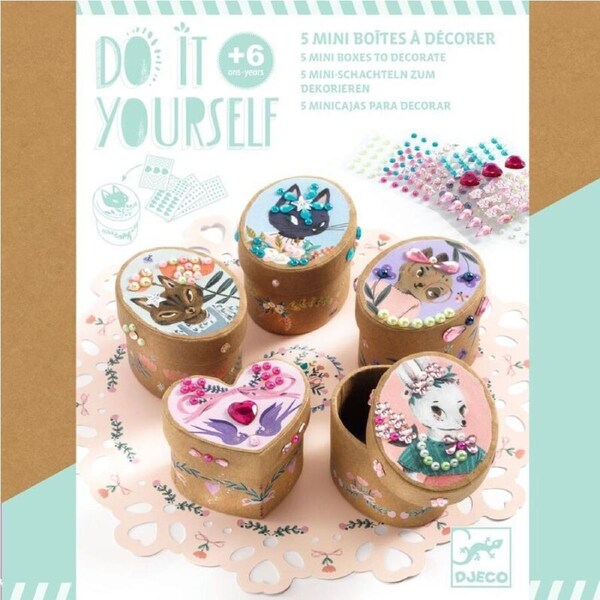 Djeco - Do It Yourself Adorable Mini Boxes