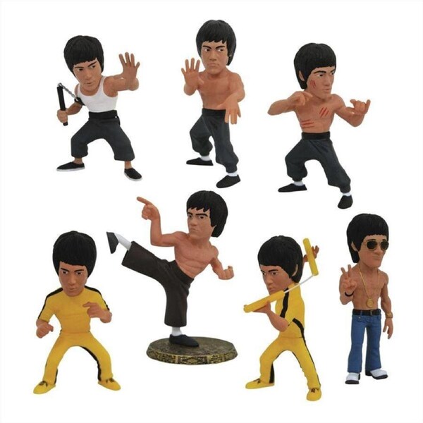 Bruce Lee D Form 3 Inch PVC Figures Blind Box SENT AT RANDOM