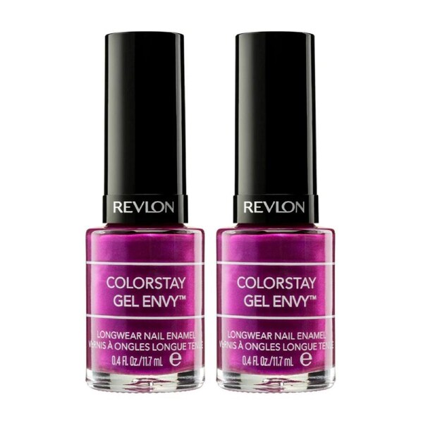 2x Revlon ColorStay Gel Envy Enamel Nail Polish 11.7mL 415 What Happens In Vegas