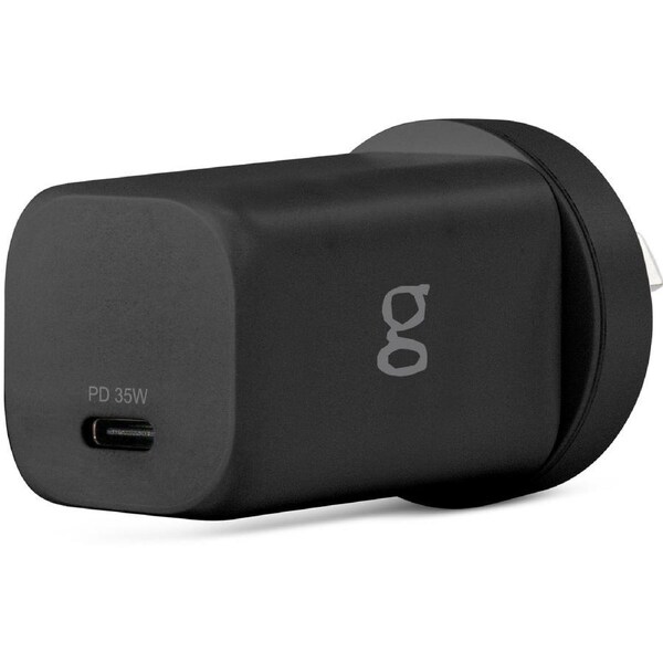 Gecko Single 35W USB-C PD GaN Charger Black