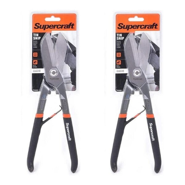 2x Supercraft Mini Combination Stub Nose Pliers Carbon Steel 117mm Soft Grip