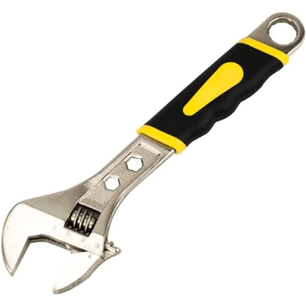 6inch HEAVY DUTY ADJUSTABLE WIDE JAW WRENCH CR-V SHIFTING SPANNER GRIP TOOL