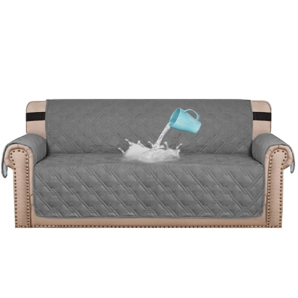 100% Waterproof Sofa Protector Cover Couch Covers for Dogs / Pets Sofa Covers Grey / Recliner