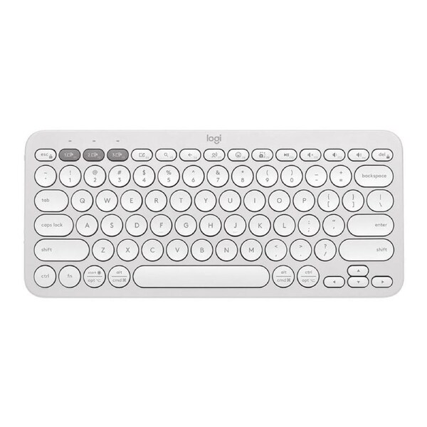 Logitech K380S Pebble Keys 2 Wireless Keyboard - White [920-011754]