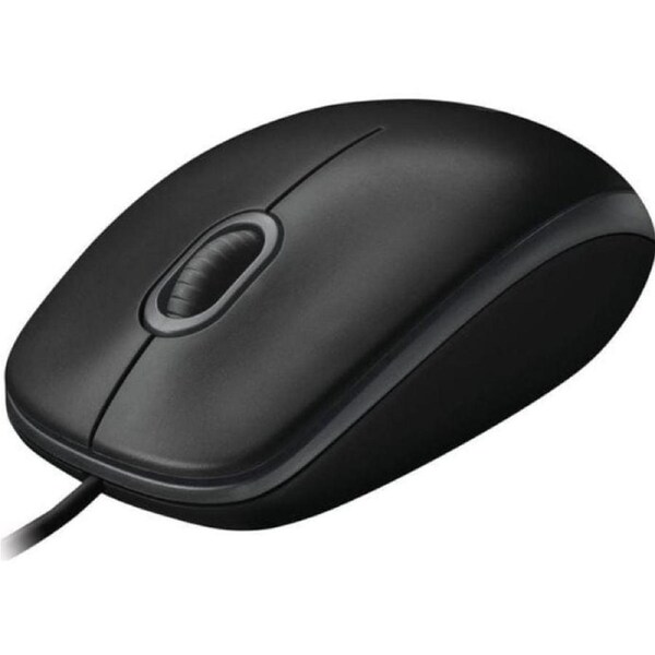 Logitech Optical USB Mouse B100 - Black [910-006605]