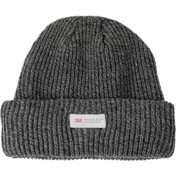 3M Thinsulate Beanie Hat Warm Winter Cap Pull On Thermal Snow - Charcoal
