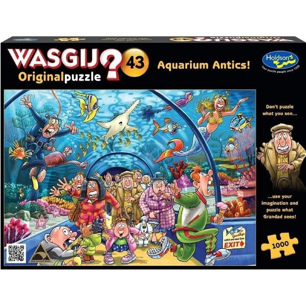 Wasgij? Original #43 Aquarium Antics 1000 Piece Puzzle