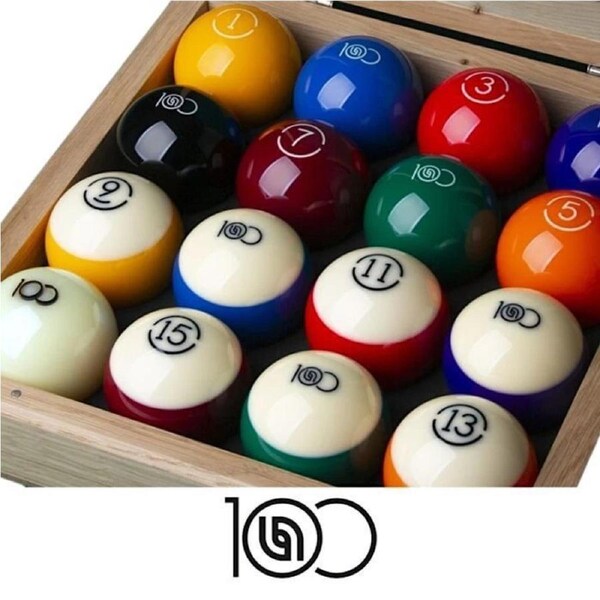 Aramith Limited Edition 100 Year 5th Generation Pool Balls with Timber Box