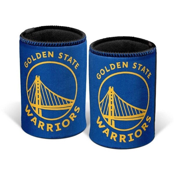 NBA Stubby Can Cooler - Golden State Warriors - Rubber Base - Single