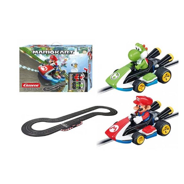Carrera Evolution Mario Kart 8 Set 5.9m Track 1:32 Scale Slot Racing Model Toy