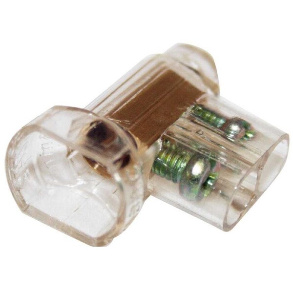 CABAC 32A Twin Steel Screw Insulated Connector Brass Barrel 2x6mm2 Cables Pack50