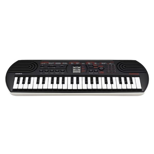 Casio Casiotone SA81 44-Key Musical Portable Mini Electric Keyboard Black
