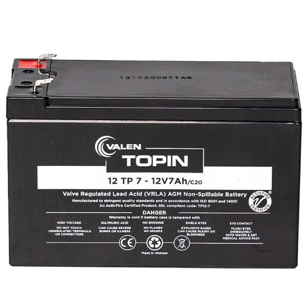12v 7Ah Valen Topin Deep Cycle battery