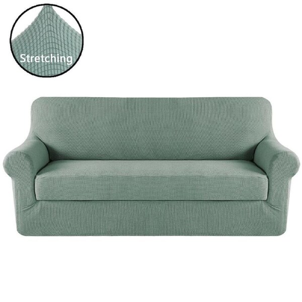 Sofa Cover 1 2 3 4 Seater Easy Fit Lounge Couch Super Quality Slipcover Sage / Three Seater