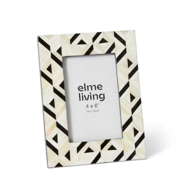 E Style Colter Bone/Glass/MDF 4x6" Photo Frame Picture Display Home Decor