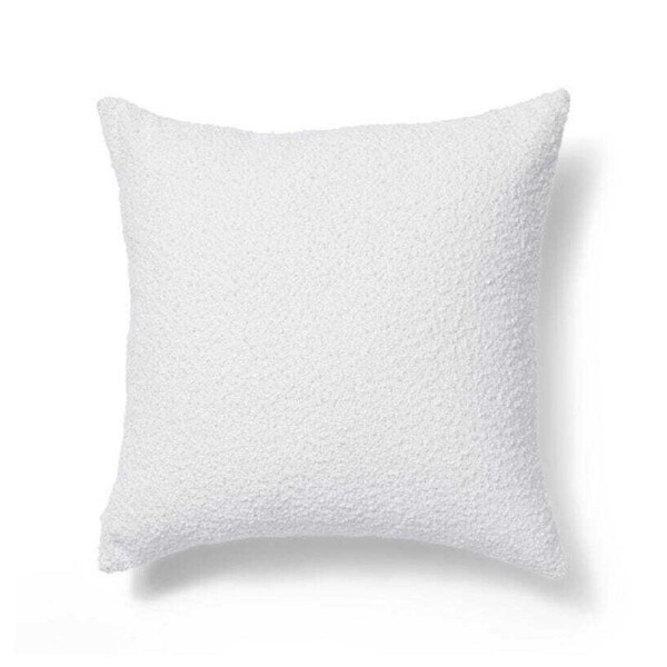 E Style Azaria 50x50cm Cushion Square Pillow Home Sofa Lounge Decor White