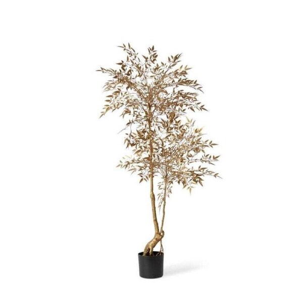E Style 140cm Nandina Tree Artificial Plant Fake/Faux Home Room Decor Gold