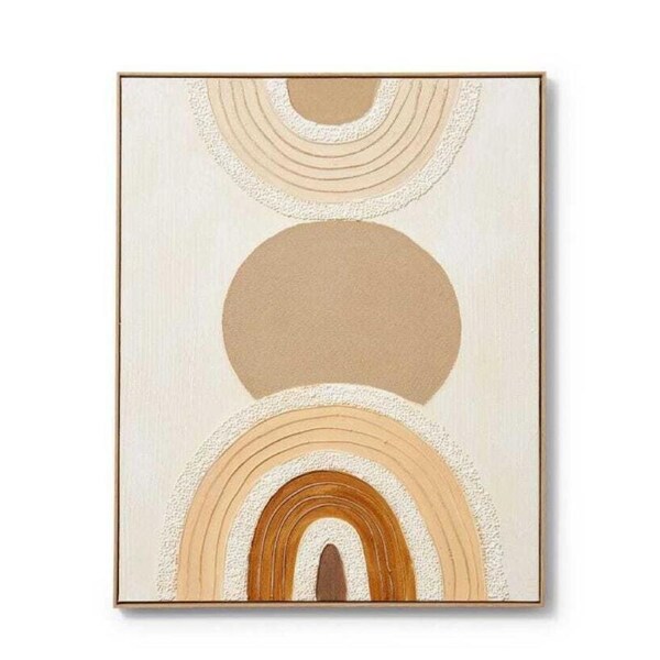 E Style 80x100cm Hand Painted Zulu Wall Art Hanging Abstract Painting Decor