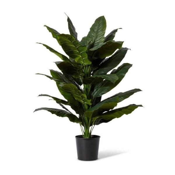 E Style 128cm Spathiphyllum Potted Artificial Plant Fake/Faux Decor Green