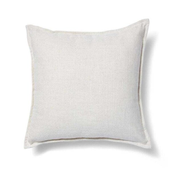 E Style Lark 50x50cm Cushion Square Pillow Home Room Sofa Lounge Decor Cream