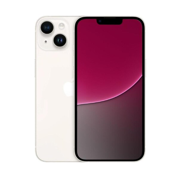 (Refurbished) Apple iPhone 14 128GB Starlight (Excellent Condition)