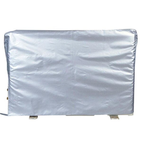 Outdoor Sunproof Waterproof Air Conditioner Cover Protector M(88x35x58cm)