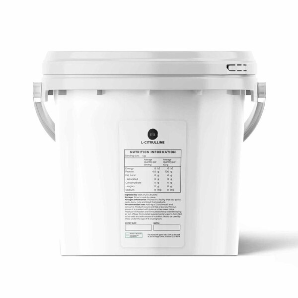 Orku 3Kg L-Citrulline Powder Buckets - 100 % Pure Food Grade Amino Acid