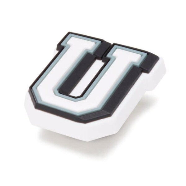 1x Crocs Letter U Jibbitz Charm - 100% Licensed Authentic
