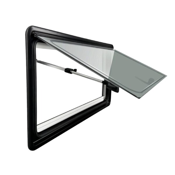 RV Caravan Camper Van Hinged Push Out Window Motorhome Exit Window 900mm x 500mm