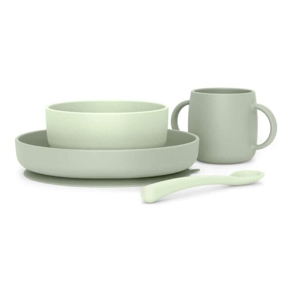 Suavinex Silicone Feeding Set - Green