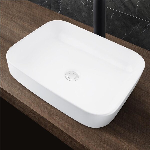 ACA Ceramic Bathroom Basin Sink Vanity Above Counter Basins Bowl White 500x400x140mm