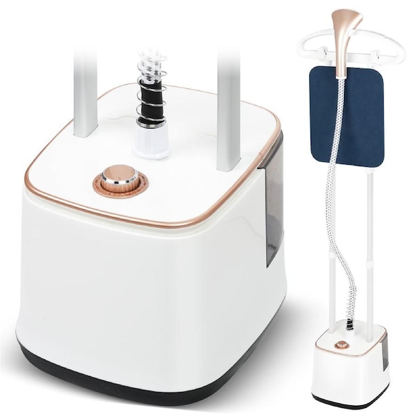 Advwin Standing Garment Steamer, Handheld Clothes Steamer with 2.7L Tank, Portable Steam Iron Wrinkle Remover with Adjustable Pole, 2000W