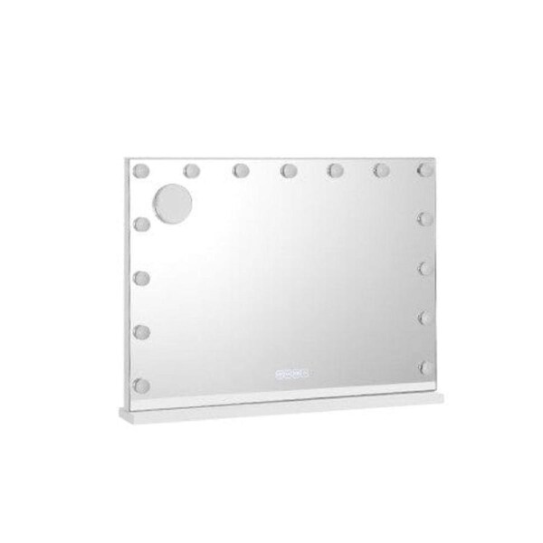 NEW Bluetooth Makeup Mirror 80X58cm Hollywood with Light Vanity Wall 18 LED