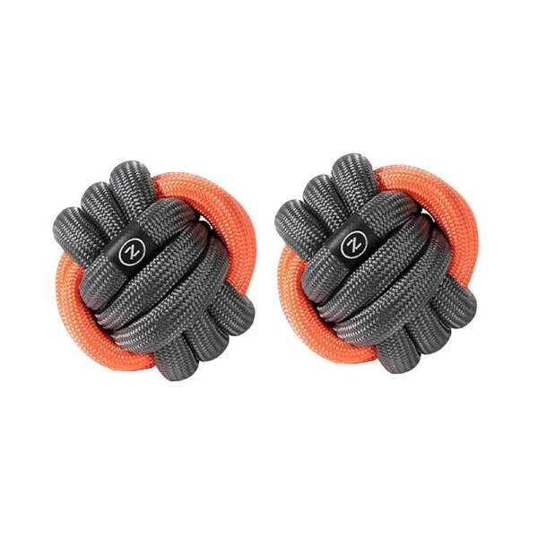 2x Pawzcity 8cm Pet Dog Rope Ball Interactive Training/Fetch Toy Manhattanhenge