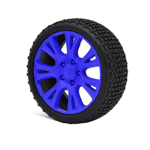 Petopia Ultra Tough 18.5cm Rubber Crazy Tyre Dog Toy Chew Treat Play Large Blue