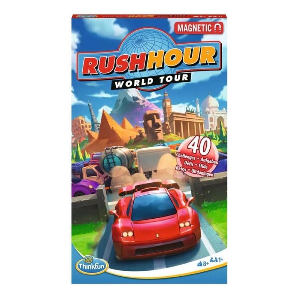ThinkFun Rush Hour World Tour Travel Puzzle