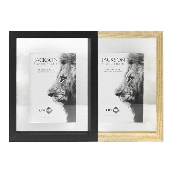 2x Unigift Jackson 10x15cm Floating Picture/Photo Frame Wall Hanging Decor Asstd