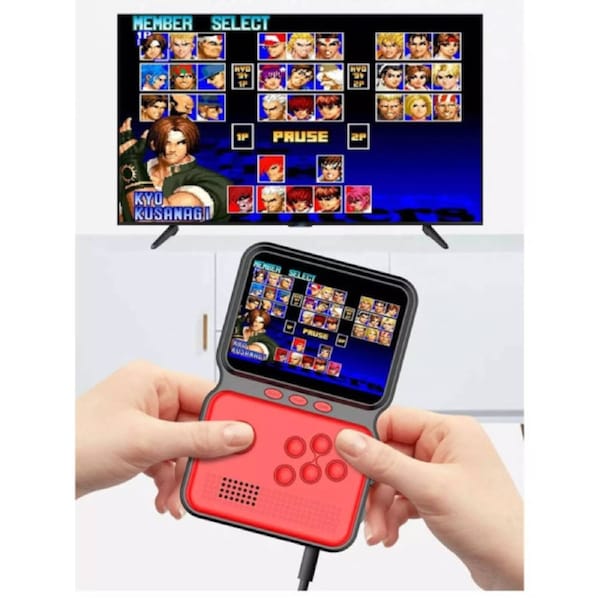 M3 Games 3"-inc Classic Games Mini TV Portable Handheld Game Box Console
