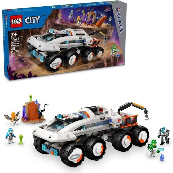 LEGO 60432 Command Rover and Crane Loader - City