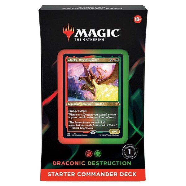 Magic The Gathering Draconic Destruction Starter Commander Deck 2022