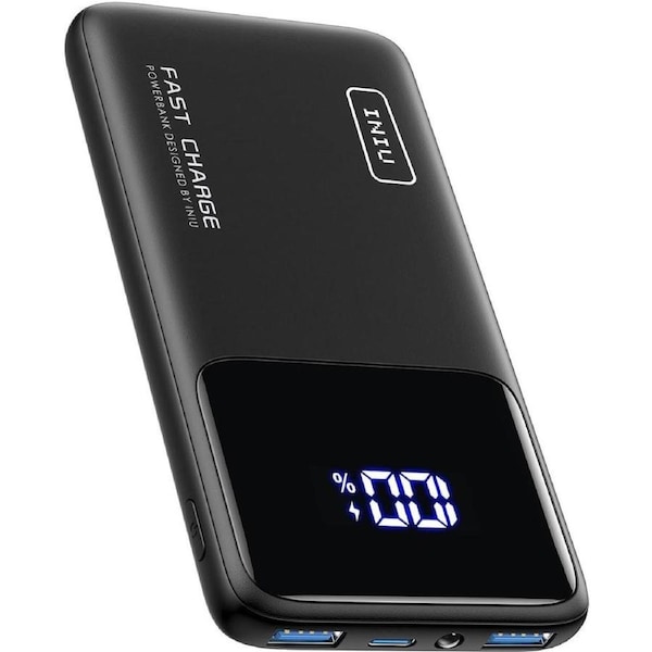 INIU 22.5W Power Bank, 10000mAh Slim USB C Portable Charger Fast Charging PD3.0 QC4.0, LED Display Battery Pack Portable for iPhone 15 14 13 12 Pro Max Samsung Google LG Xiaomi AirPods Switch iPad