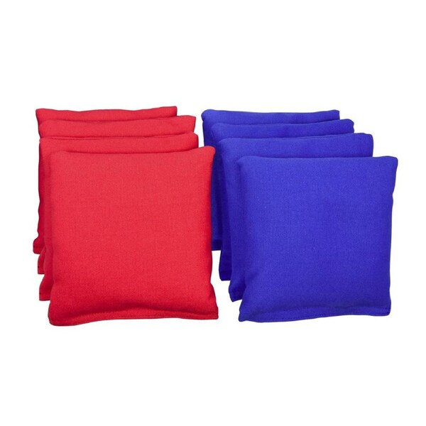 Yardgames Cornhole Bean Bags - (4 Red, 4 Blue)