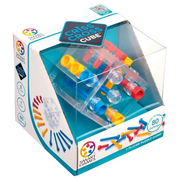 SmartGames Criss Cross Cube Puzzle Game