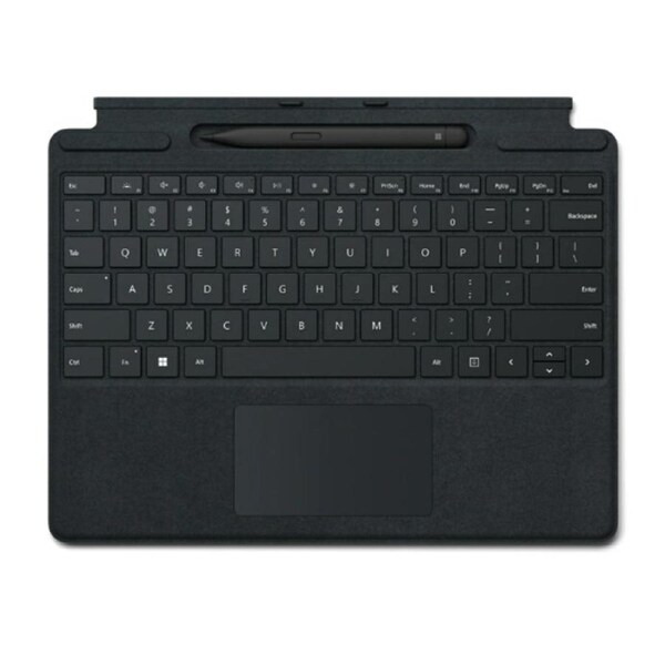 Microsoft Surface Pro 8/9/X/10/11 Business Signature Mechanical & Backlit Key Large Type cover Keyboard Black with Slim Pen